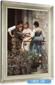 A Favourite Fan by Eugen Von Blaas Posters, Prints, & Visual Artwork