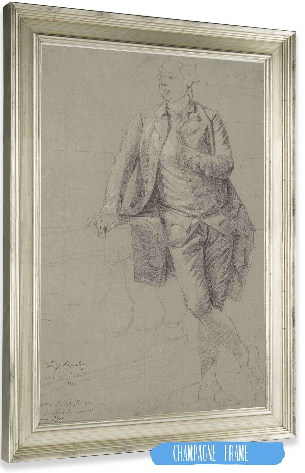 A Gentleman by John Singleton Copley Posters, Prints, & Visual Artwork