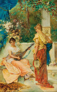 A Merry Tune by Hans Zatzka Posters, Prints, & Visual Artwork