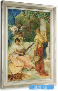 A Merry Tune by Hans Zatzka Posters, Prints, & Visual Artwork