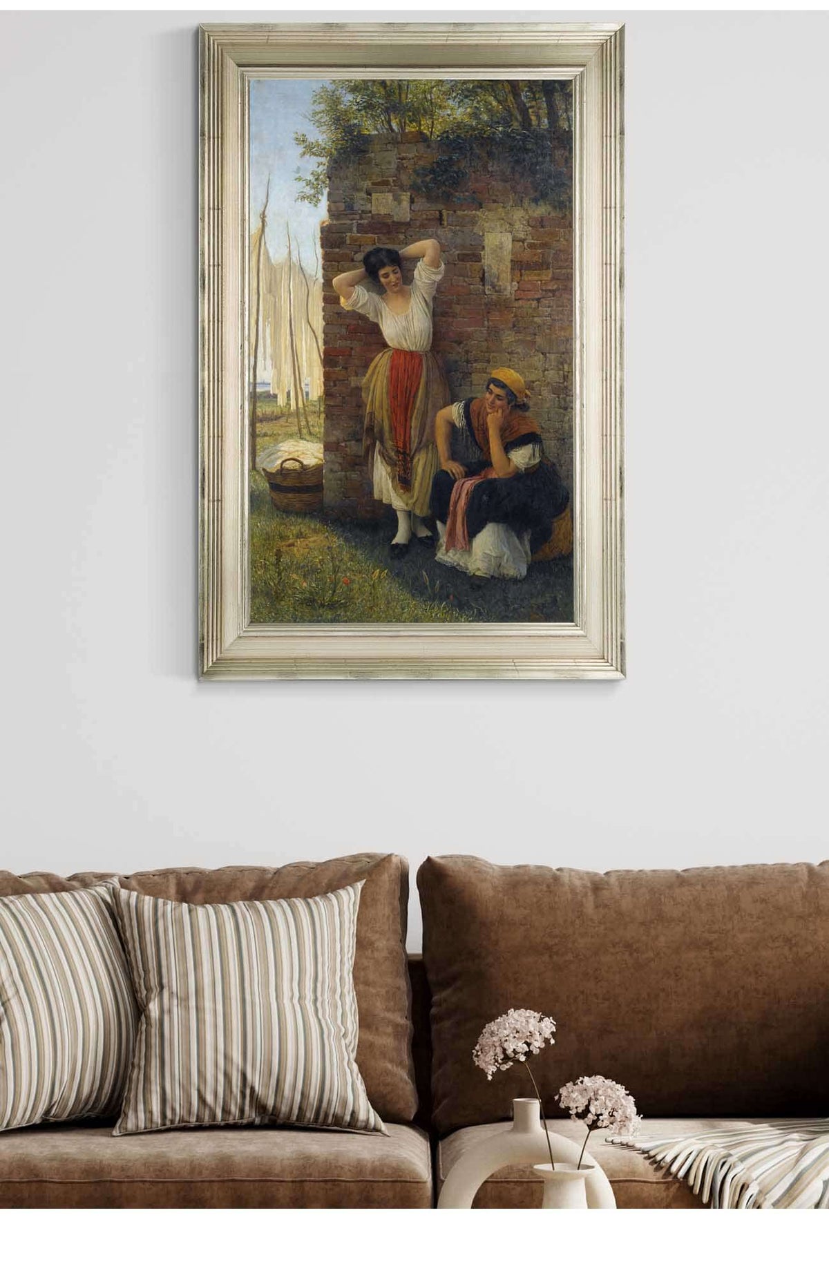 A Moment Of Rest by Eugen Von Blaas Posters, Prints, & Visual Artwork