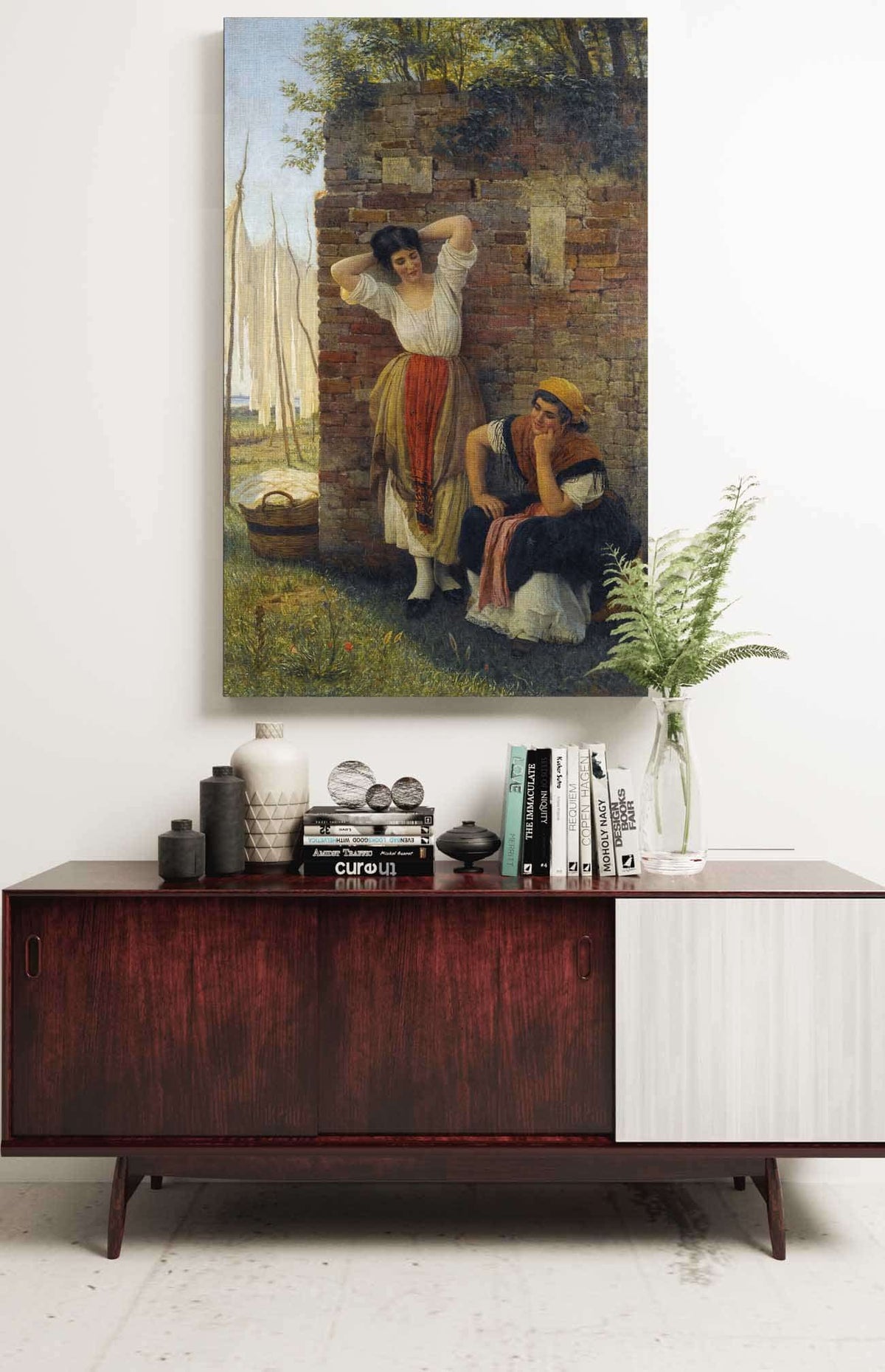 A Moment Of Rest by Eugen Von Blaas Posters, Prints, & Visual Artwork