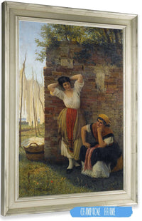 A Moment Of Rest by Eugen Von Blaas Posters, Prints, & Visual Artwork