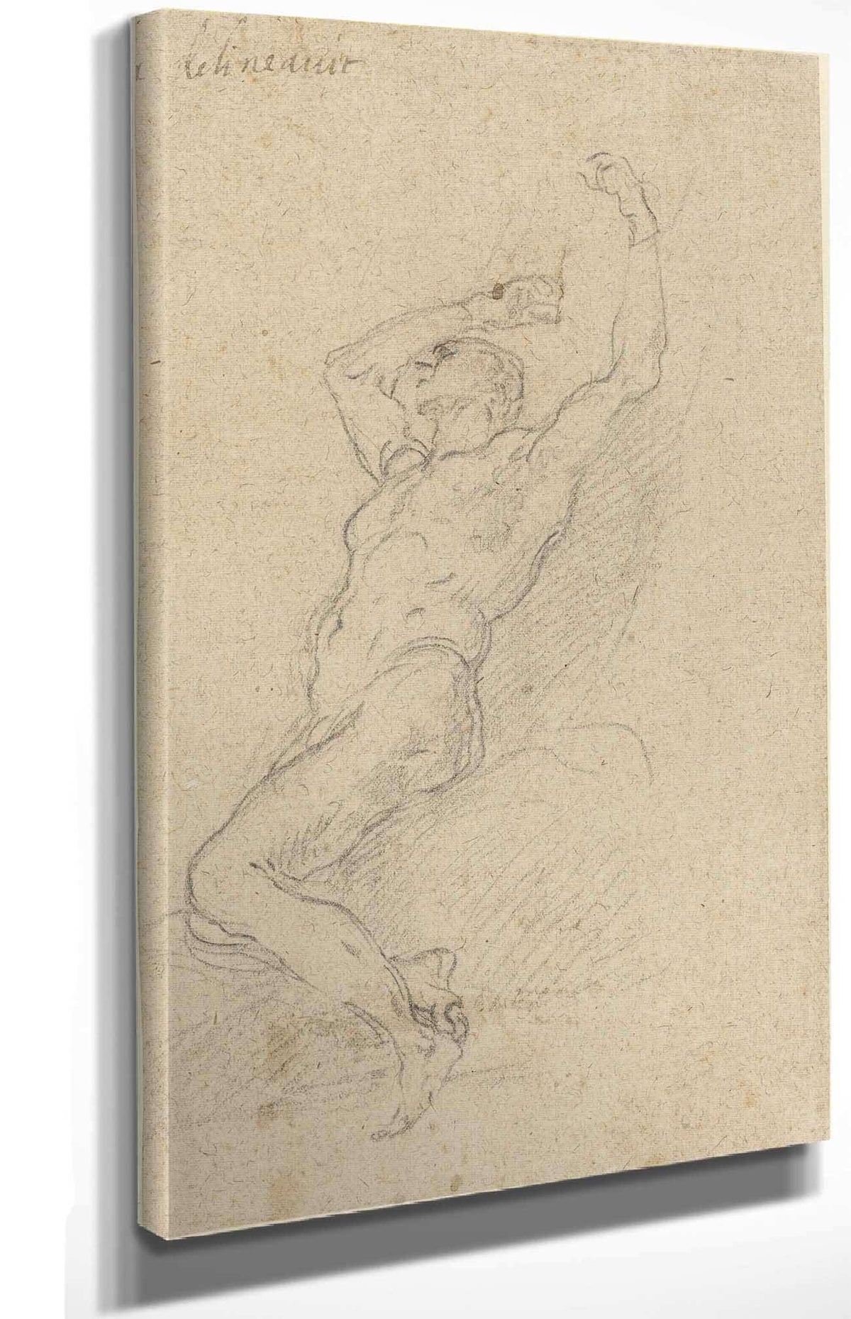 A Nude Man Chained To A Rock by Francesco Solimena Posters, Prints, & Visual Artwork