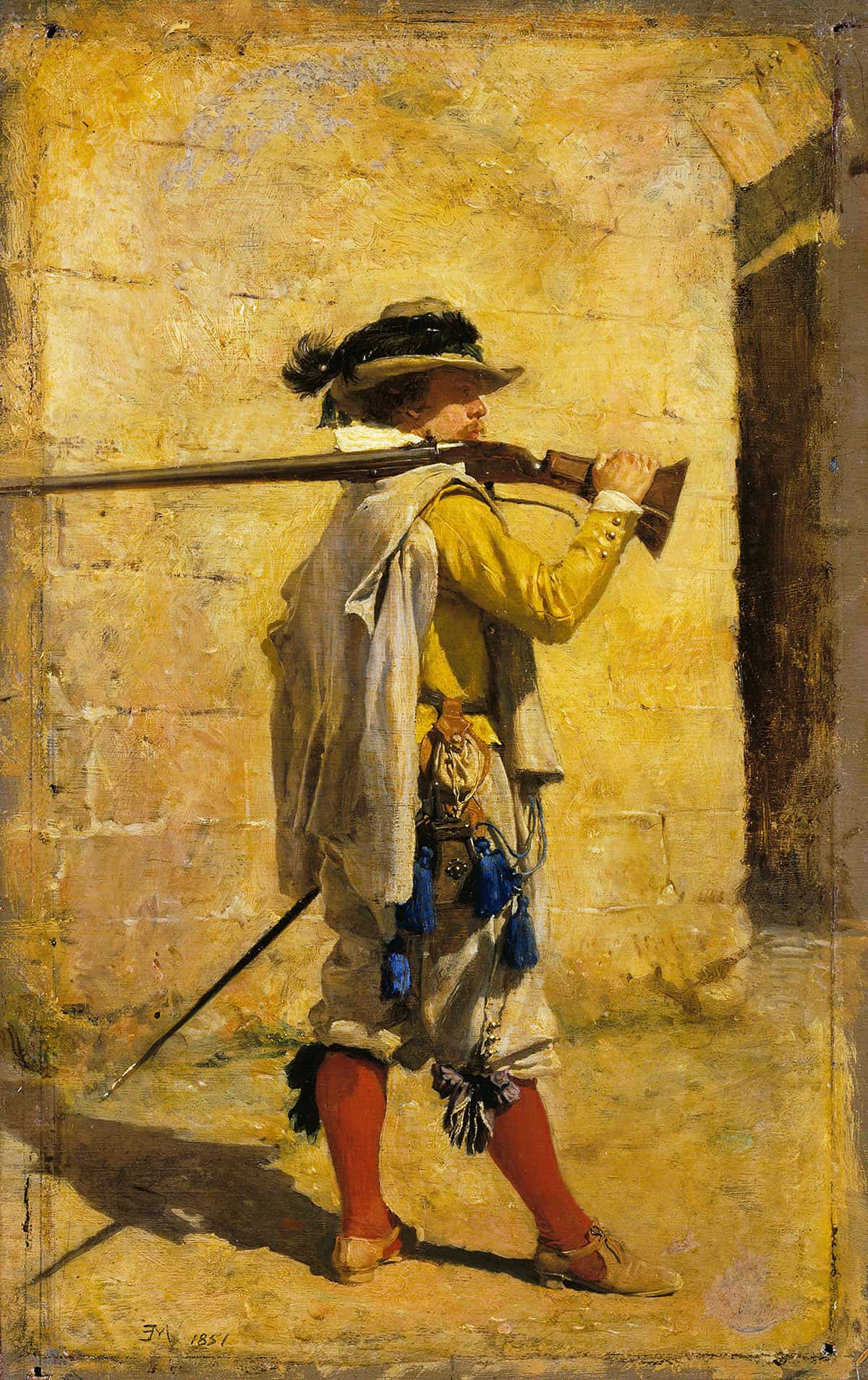 A Sentinel Time Of Louis Xiii by Ernest Meissonier Posters, Prints, & Visual Artwork