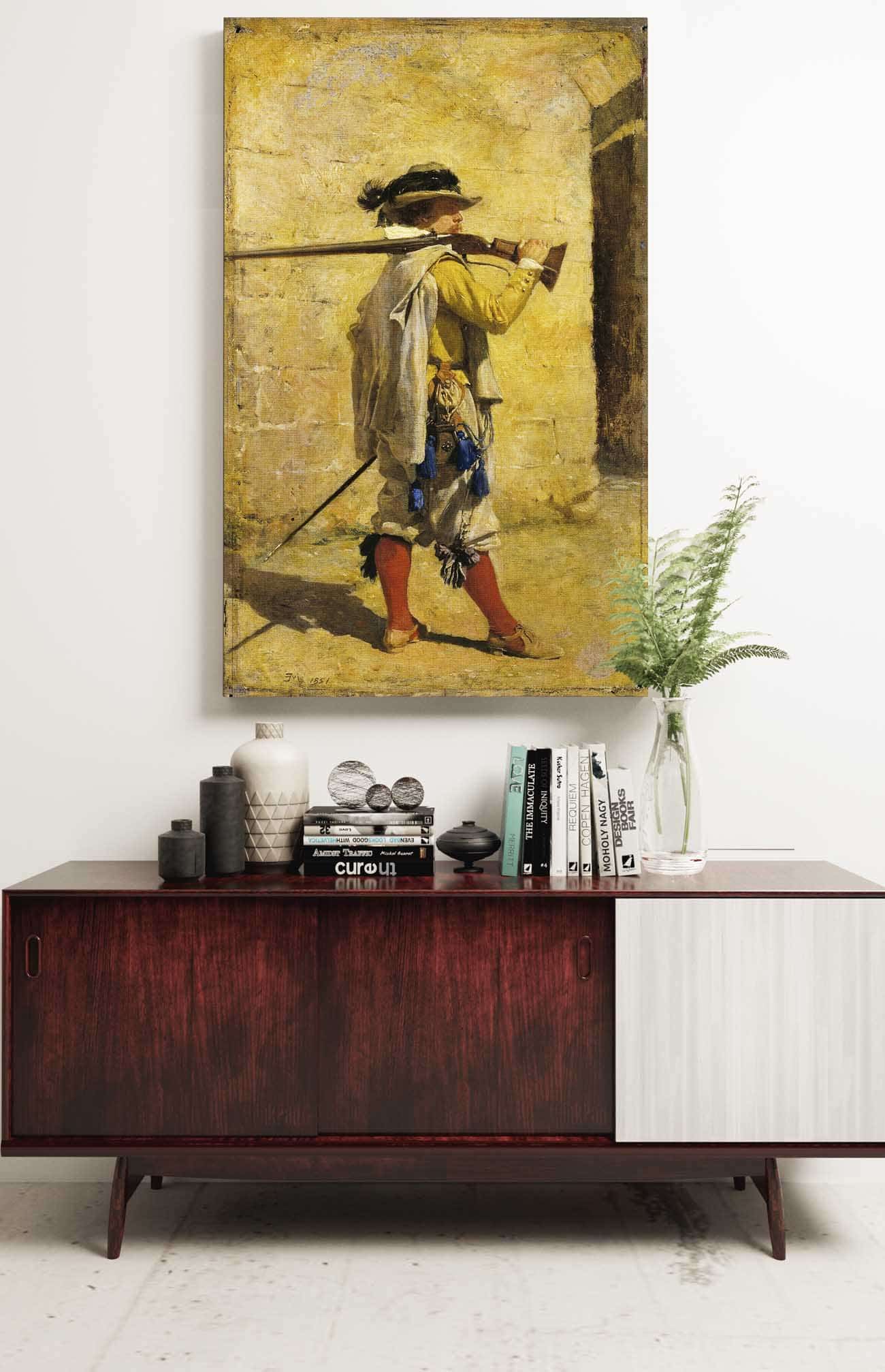 A Sentinel Time Of Louis Xiii by Ernest Meissonier Posters, Prints, & Visual Artwork