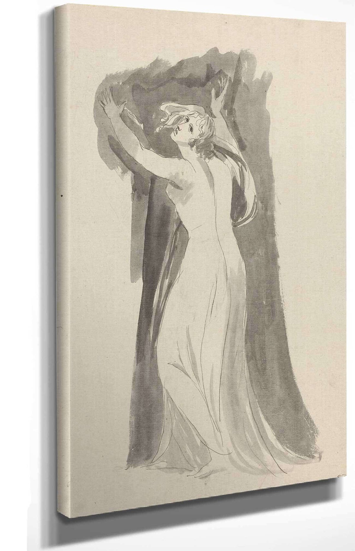 A Study Of Miranda For The Tempest by George Romney Posters, Prints, & Visual Artwork