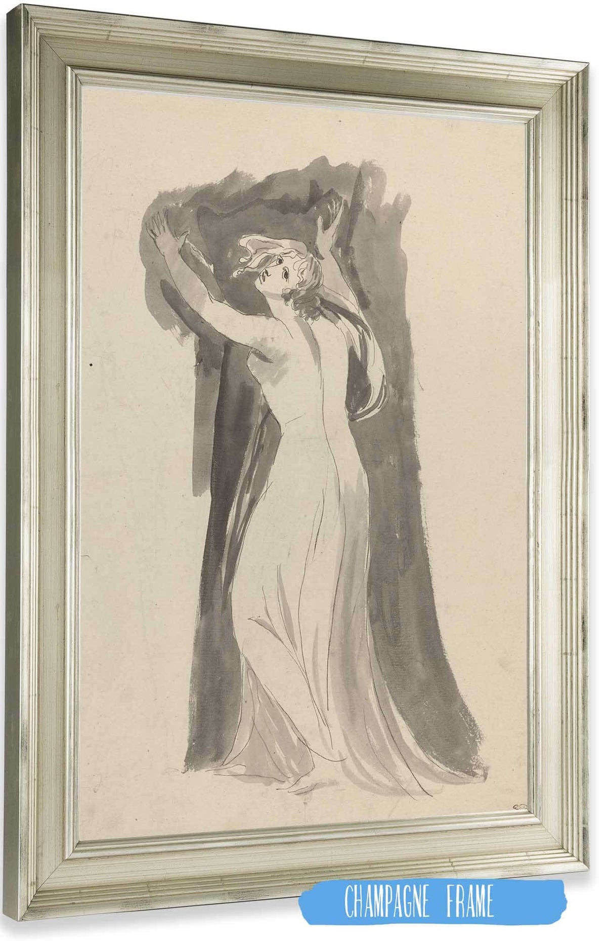 A Study Of Miranda For The Tempest by George Romney Posters, Prints, & Visual Artwork