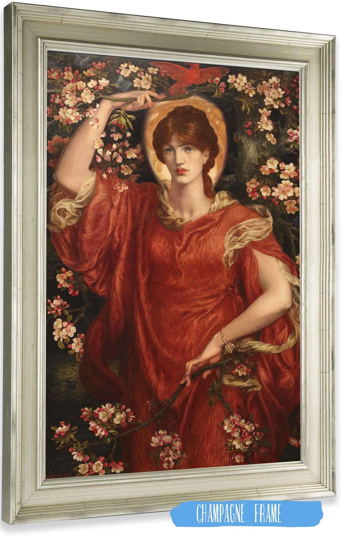 A Vision Of Fiammetta by Dante Gabriel Rossetti Posters, Prints, & Visual Artwork