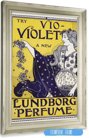 A Woman Holds Flowers by Louis Rhead Posters, Prints, & Visual Artwork