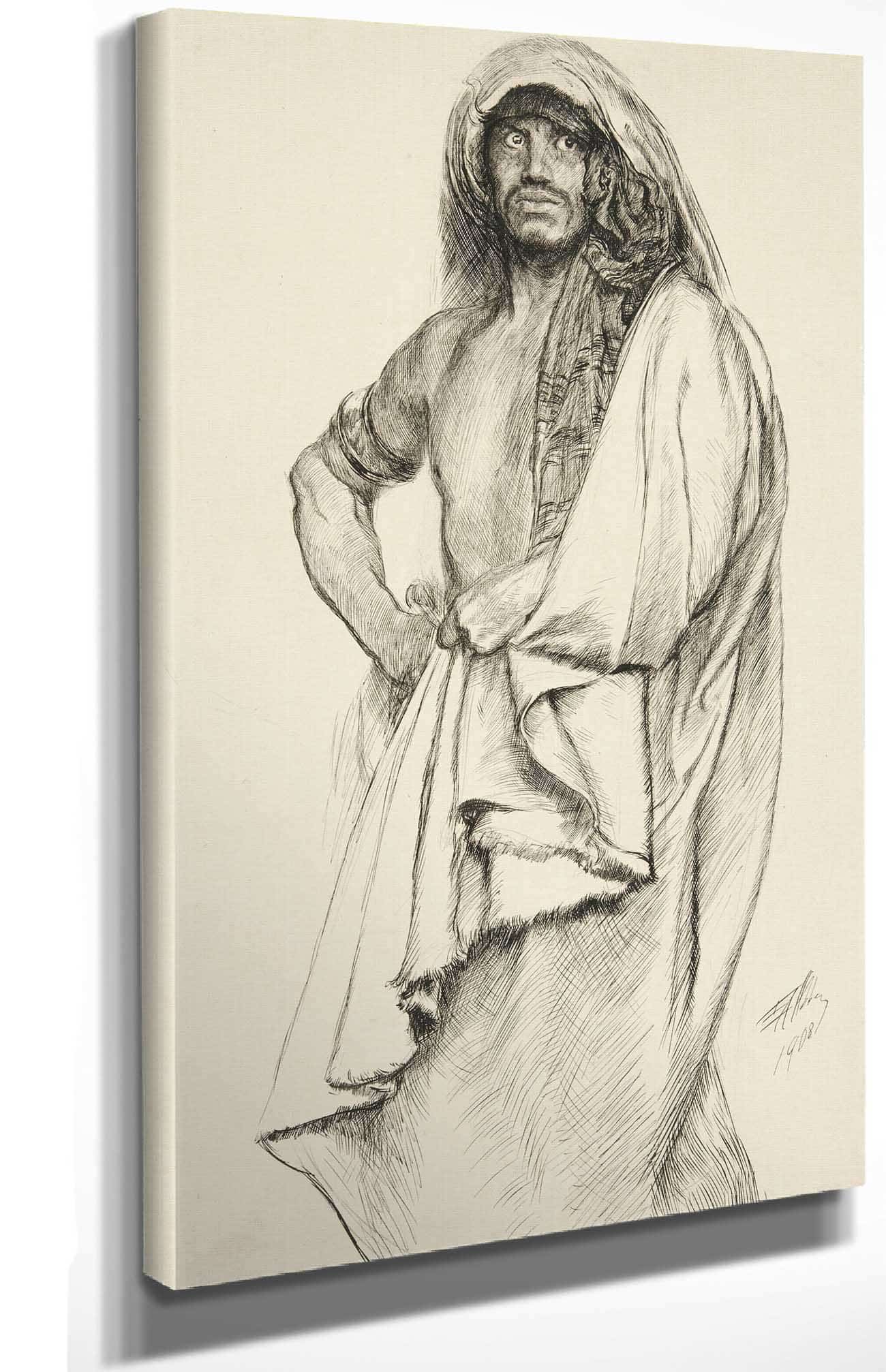 Aaron From Titus Andronicus by Edwin Austin Abbey Posters, Prints, & Visual Artwork