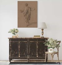 Academic Study Of A Male Figure by Mariano Fortuny Marsal Posters, Prints, & Visual Artwork