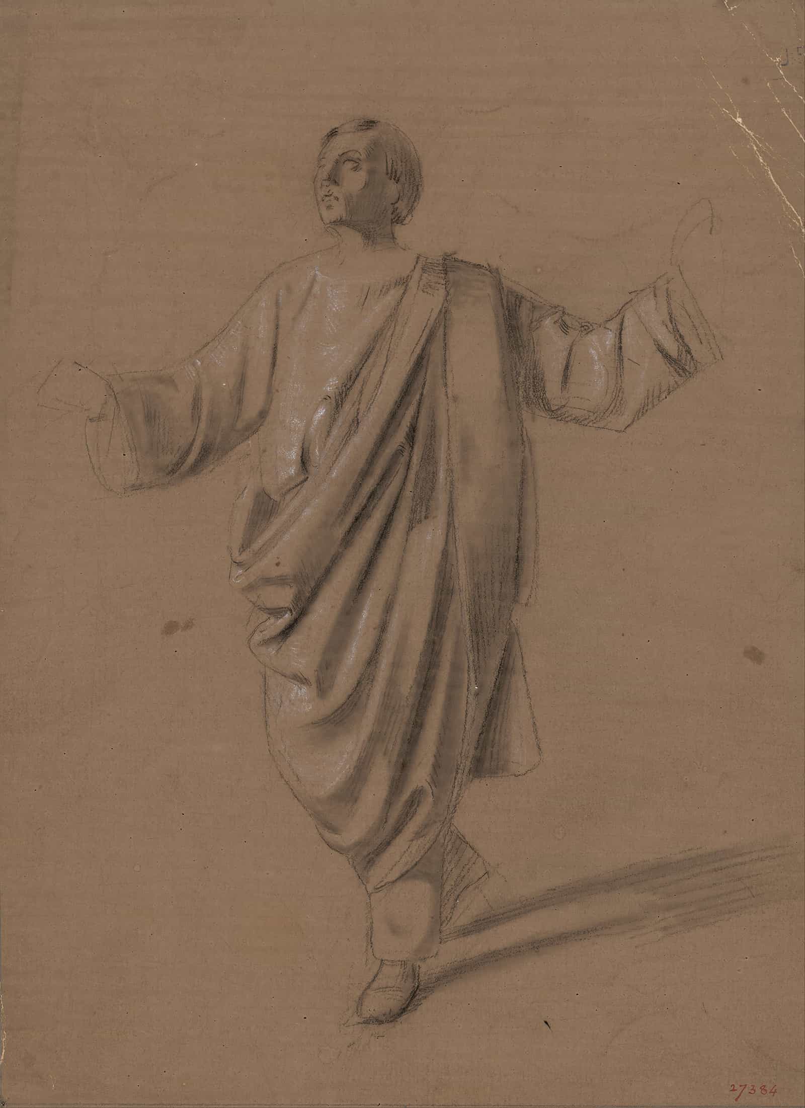 Academic Study Of A Male Figure by Mariano Fortuny Marsal Posters, Prints, & Visual Artwork