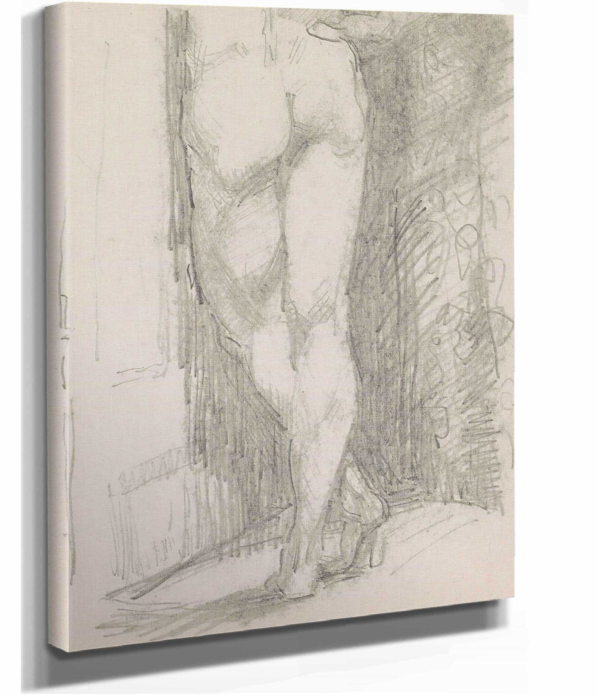 Achterzijde Van Een Staande Naakte Vrouw by Reijer Stolk Posters, Prints, & Visual Artwork