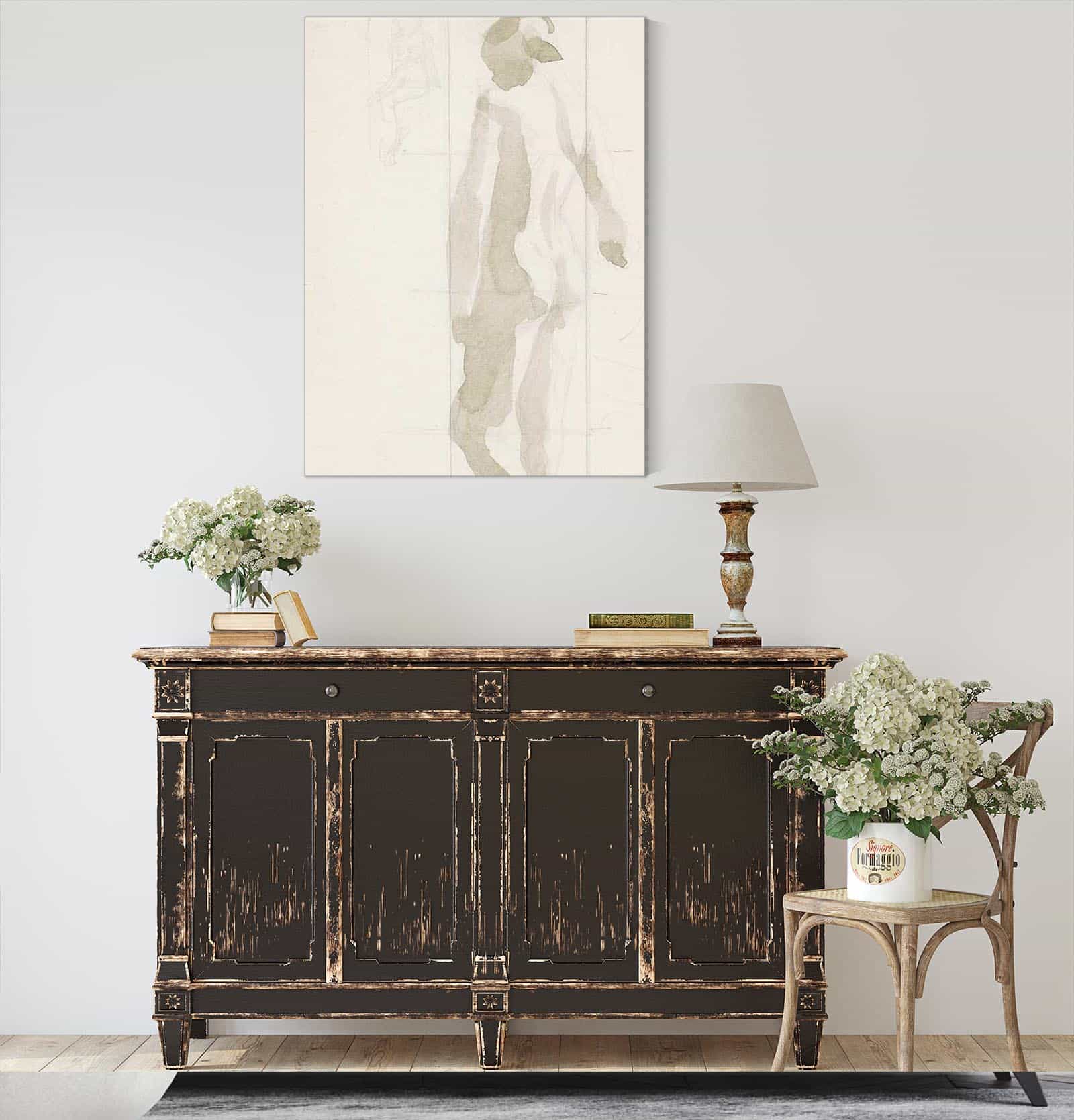 Achterzijde Van Een Staande Naakte Vrouw by Reijer Stolk Posters, Prints, & Visual Artwork