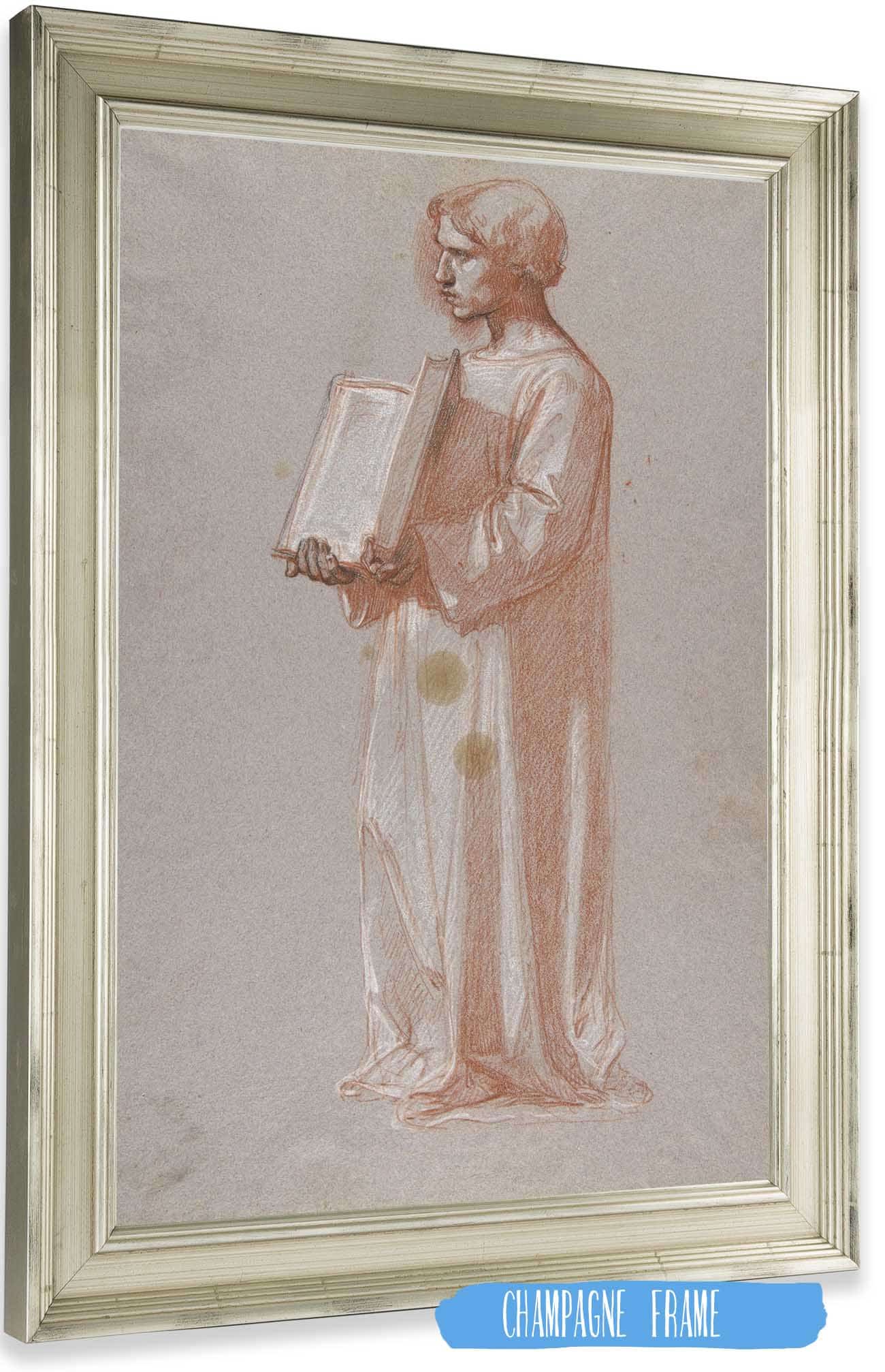 Acolyte With Open Book by Isidore Pils Posters, Prints, & Visual Artwork