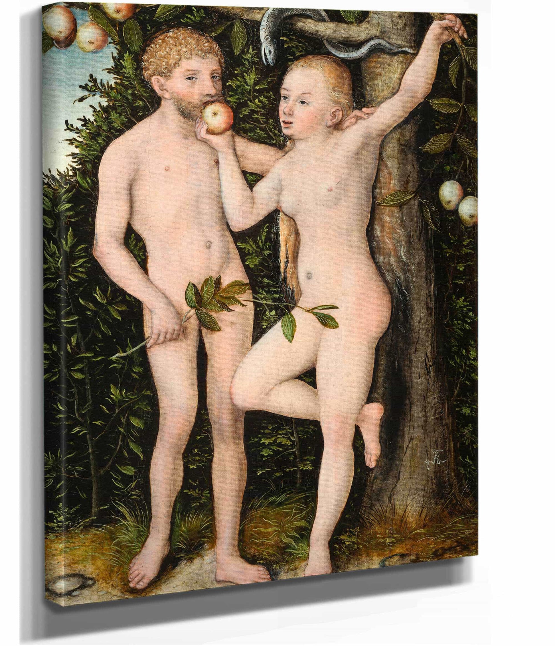 Adam And Eve by Lucas Cranach The Elder Posters, Prints, & Visual Artwork