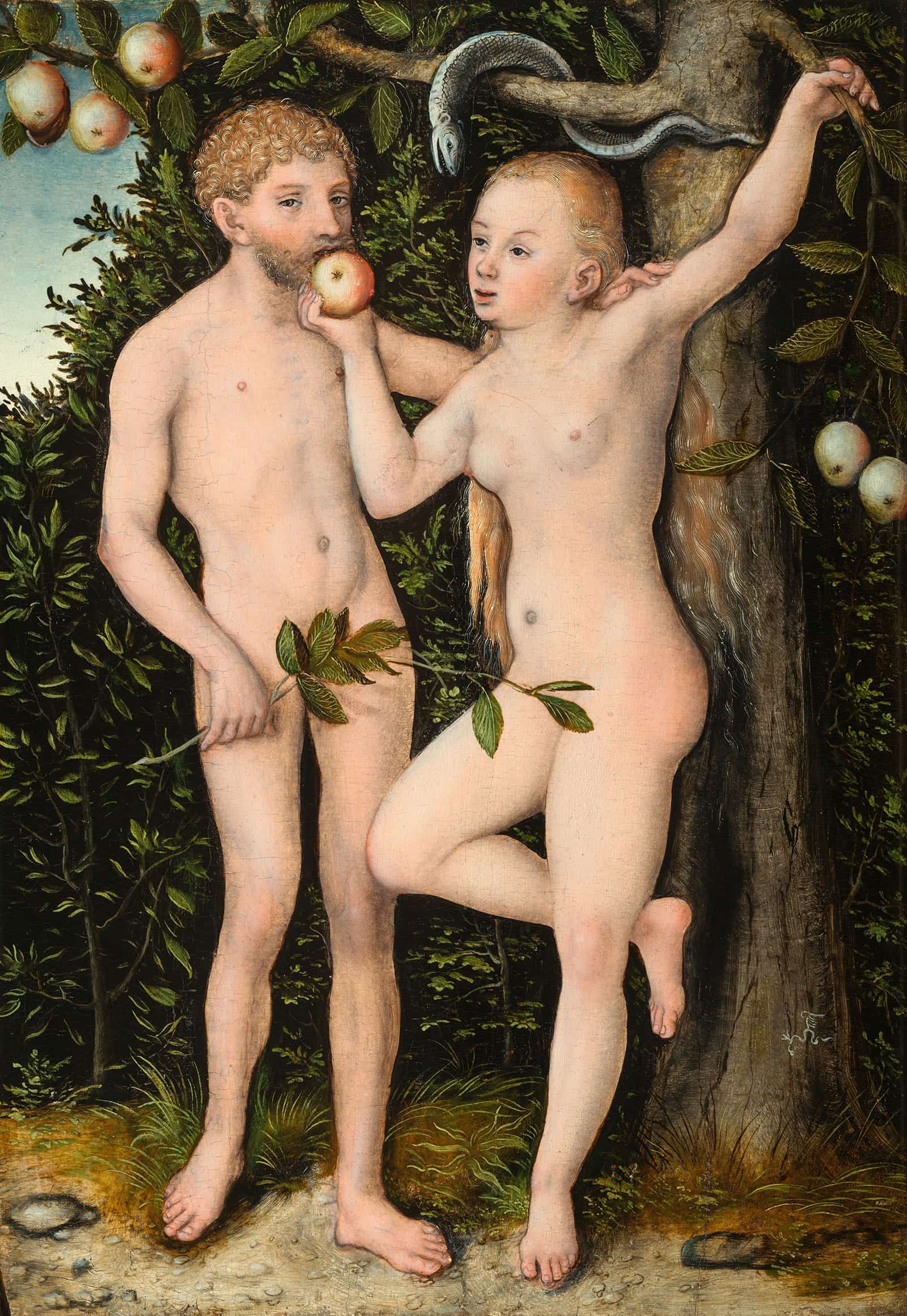 Adam And Eve by Lucas Cranach The Elder Posters, Prints, & Visual Artwork