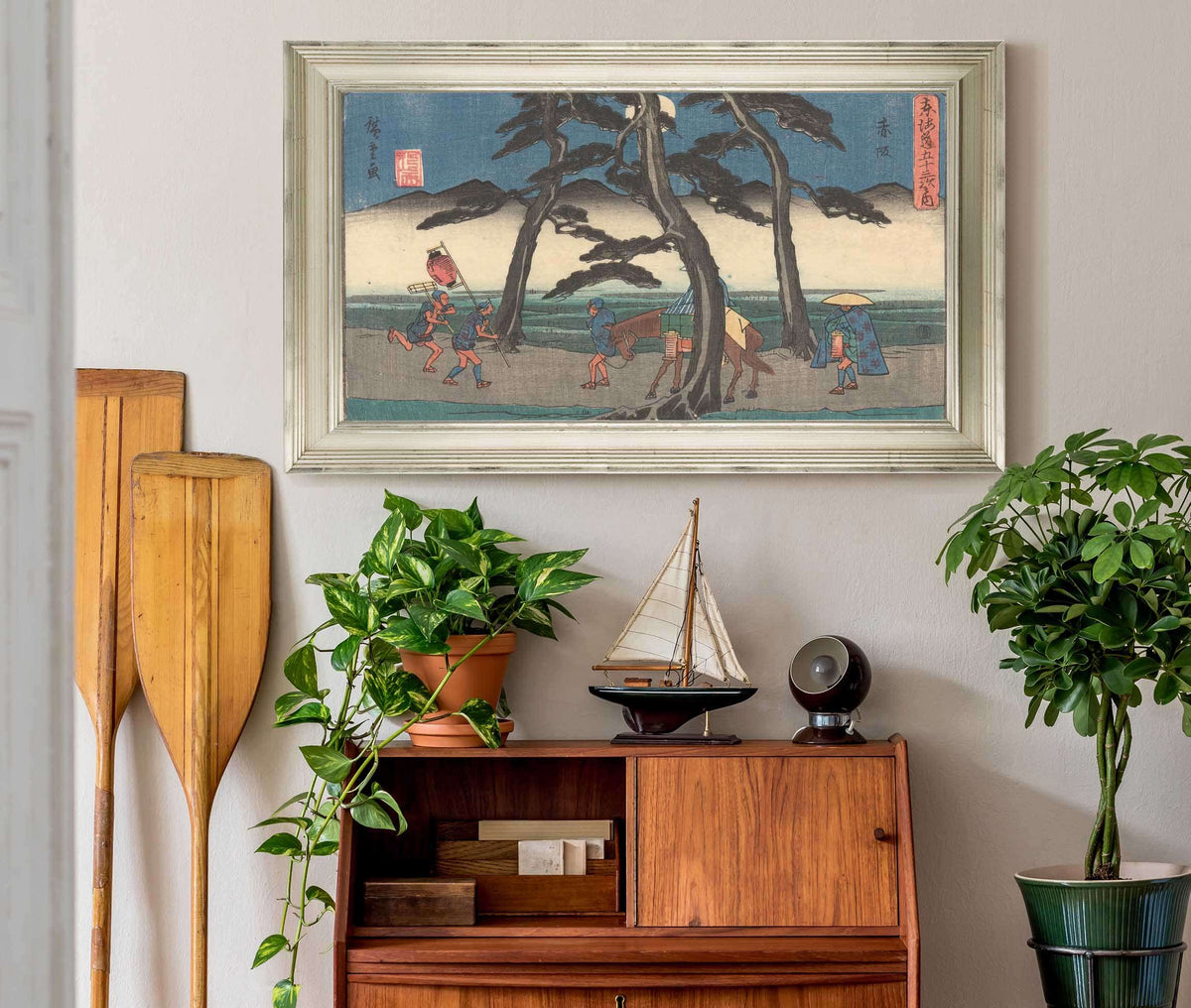 Akasaka   by Ando Hiroshige Posters, Prints, & Visual Artwork