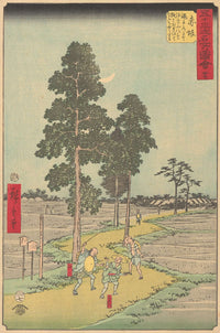 Akasaka   by Ando Hiroshige Posters, Prints, & Visual Artwork