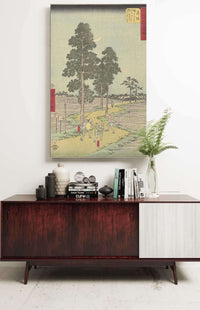 Akasaka   by Ando Hiroshige Posters, Prints, & Visual Artwork