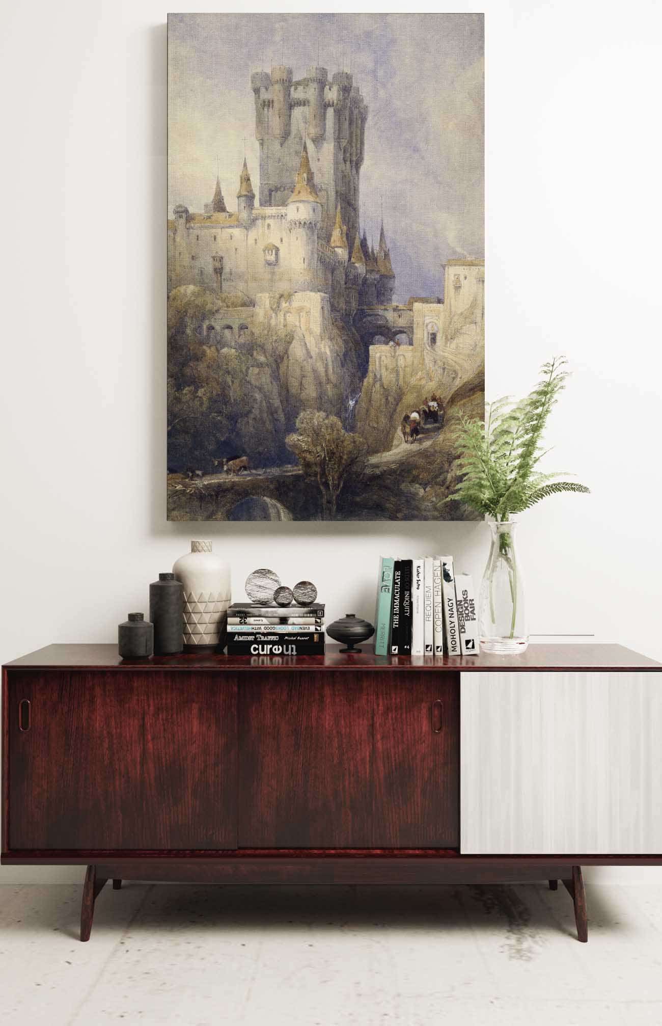 Alcazar Segovia Spain by David Roberts Posters, Prints, & Visual Artwork