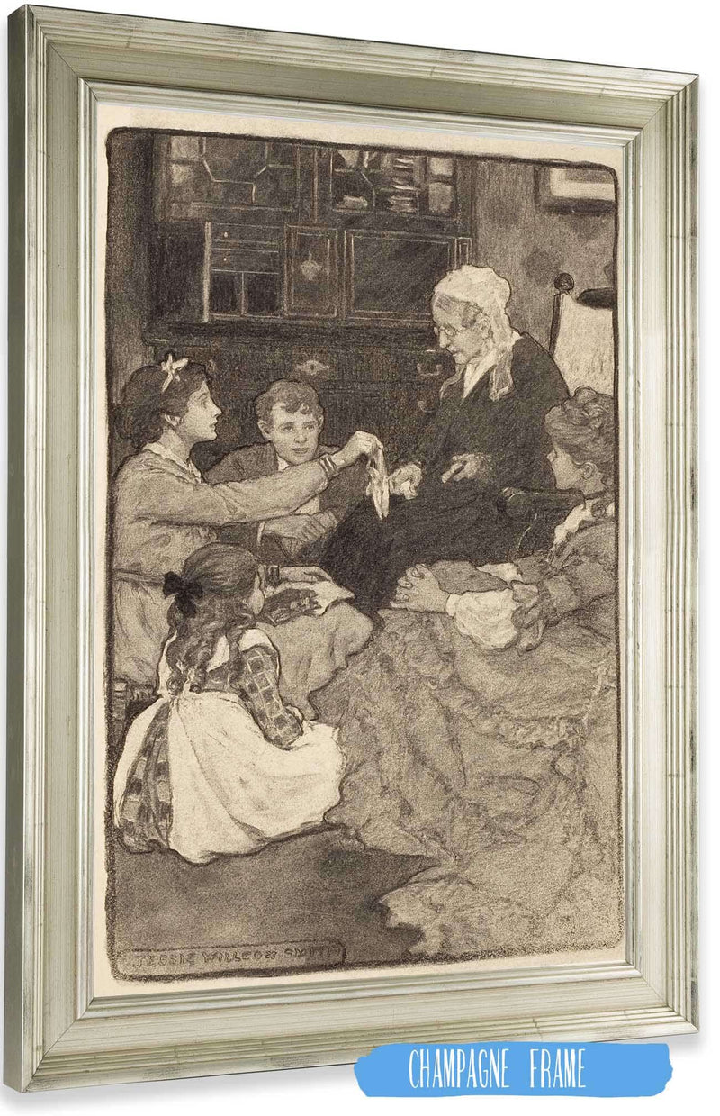 Alcotts Old Fashioned Girl by Jessie Willcox Smith Posters, Prints, & Visual Artwork