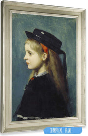 Alsatian Girl by Jean Jacques Henner Posters, Prints, & Visual Artwork