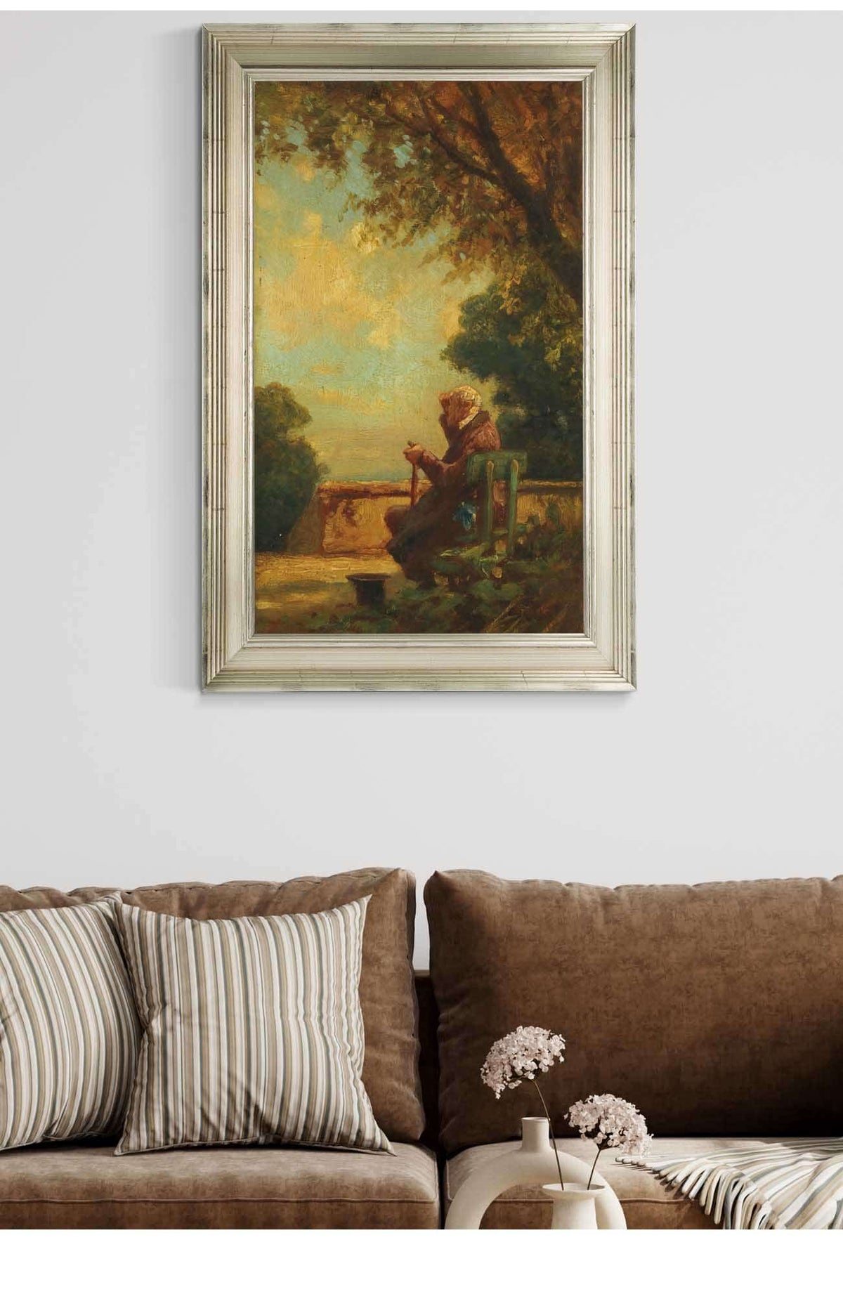 Alter Mann Auf Einer Bank C by Carl Spitzweg Posters, Prints, & Visual Artwork