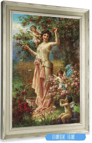 An Allegory Of Summer With Messengers Of Love by Hans Zatzka Posters, Prints, & Visual Artwork