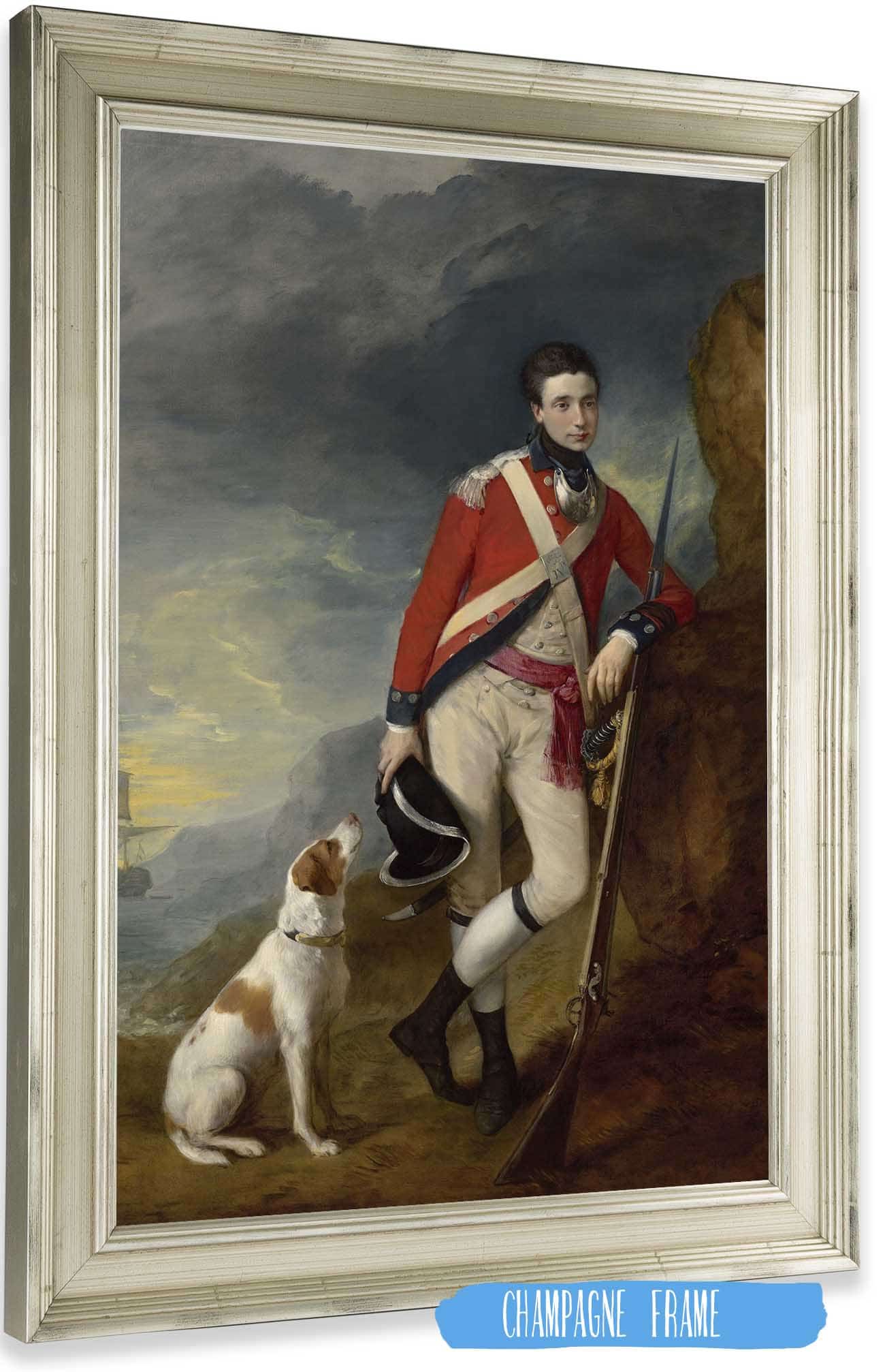 An Officer Of The Th Regiment Of Foot by Thomas Gainsborough Posters, Prints, & Visual Artwork