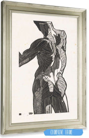 Anatomische Studie Van De Rug En Bilspieren Van Een Man by Reijer Stolk Posters, Prints, & Visual Artwork