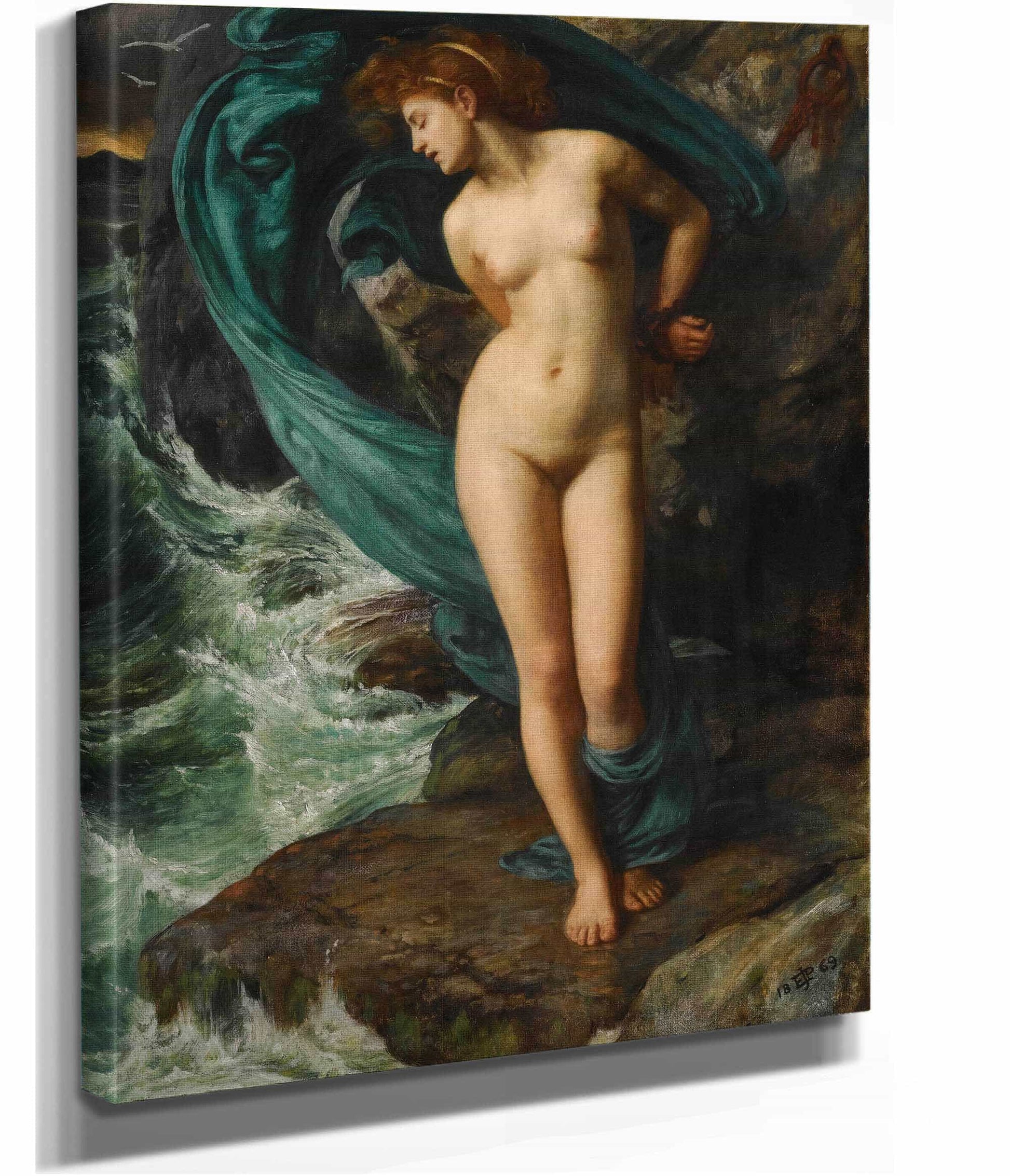 Andromeda  by Edward John Poynter Posters, Prints, & Visual Artwork