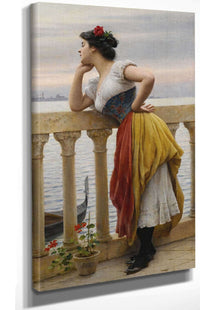 Anticipation by Eugen Von Blaas Posters, Prints, & Visual Artwork