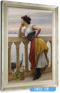 Anticipation by Eugen Von Blaas Posters, Prints, & Visual Artwork