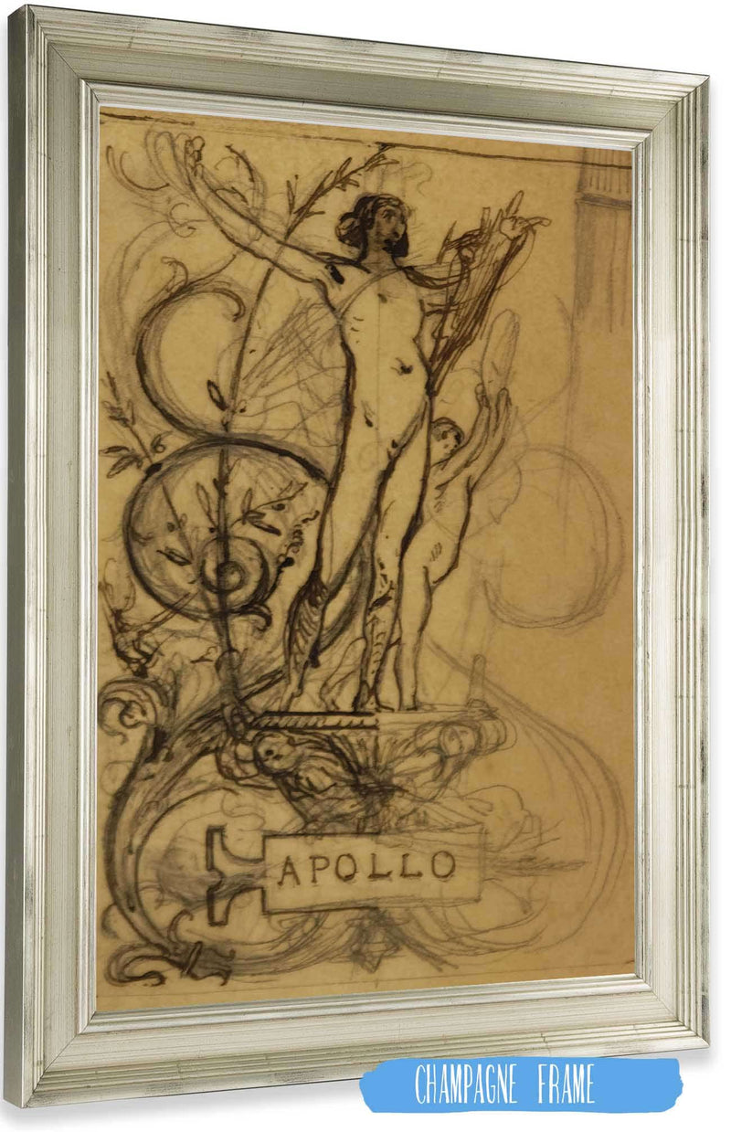 Apollo by Luc Olivier Merson Posters, Prints, & Visual Artwork