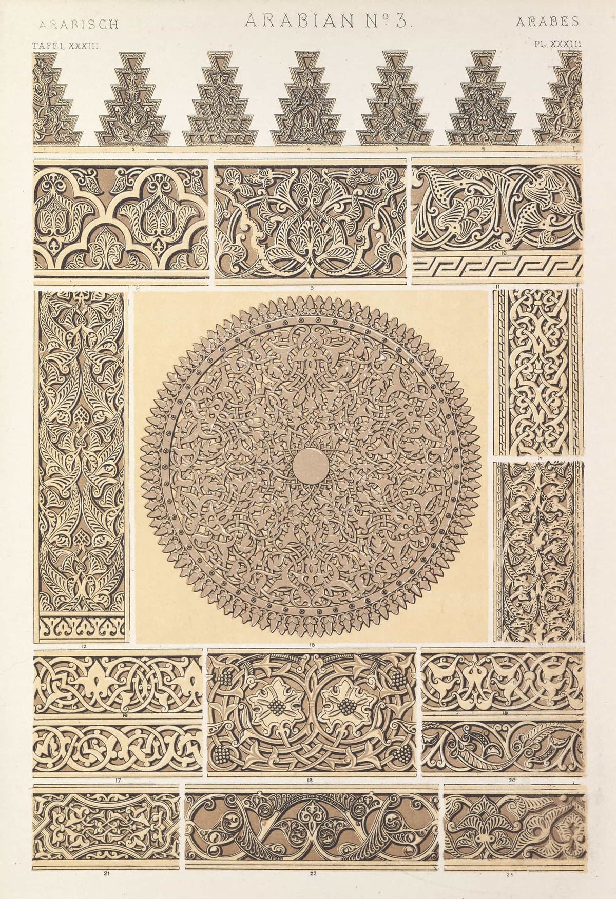 Arabian No  by Owen Jones Posters, Prints, & Visual Artwork