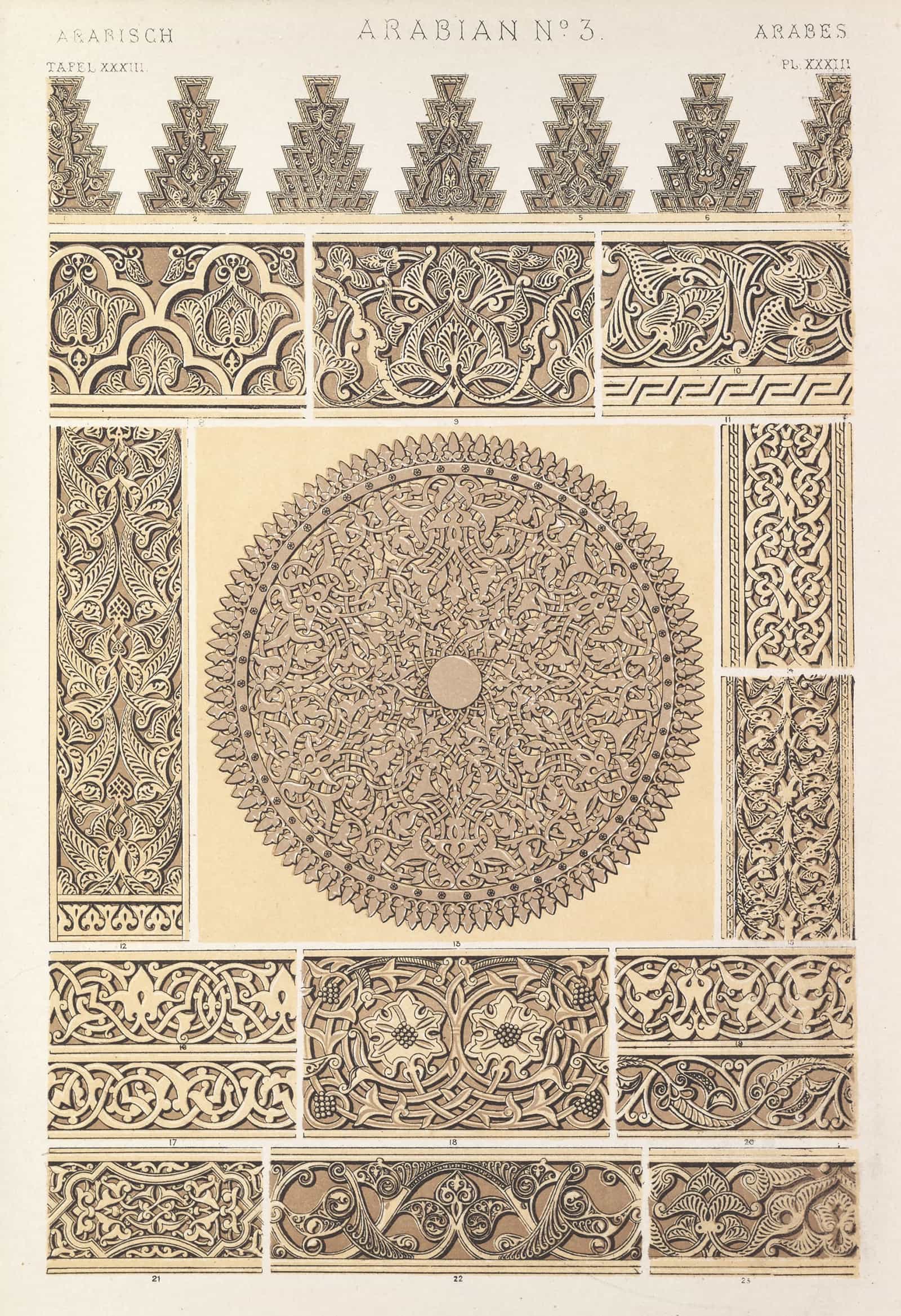 Arabian No  by Owen Jones Posters, Prints, & Visual Artwork