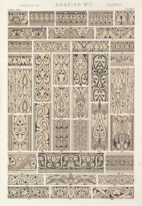 Arabian No  by Owen Jones Posters, Prints, & Visual Artwork