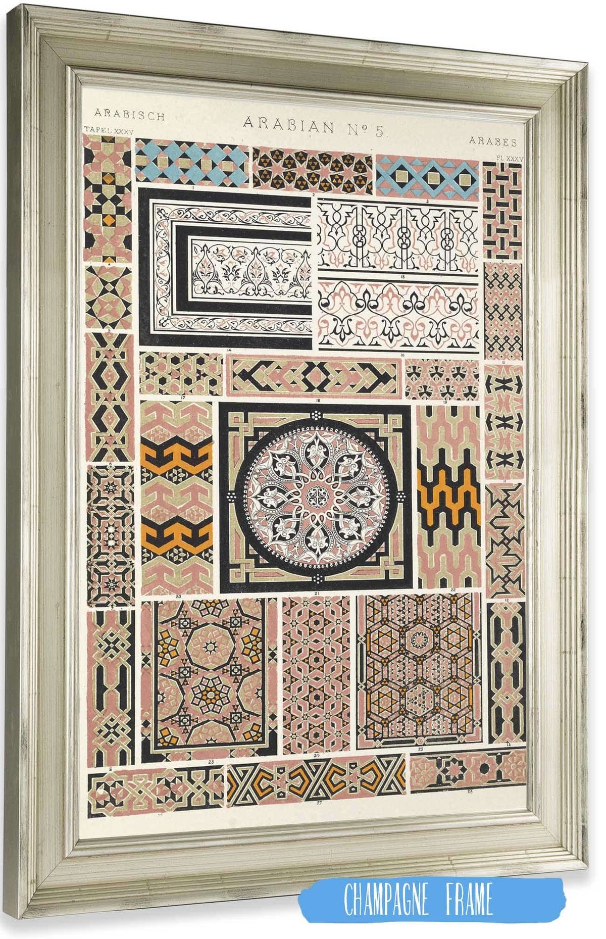 Arabian No  by Owen Jones Posters, Prints, & Visual Artwork