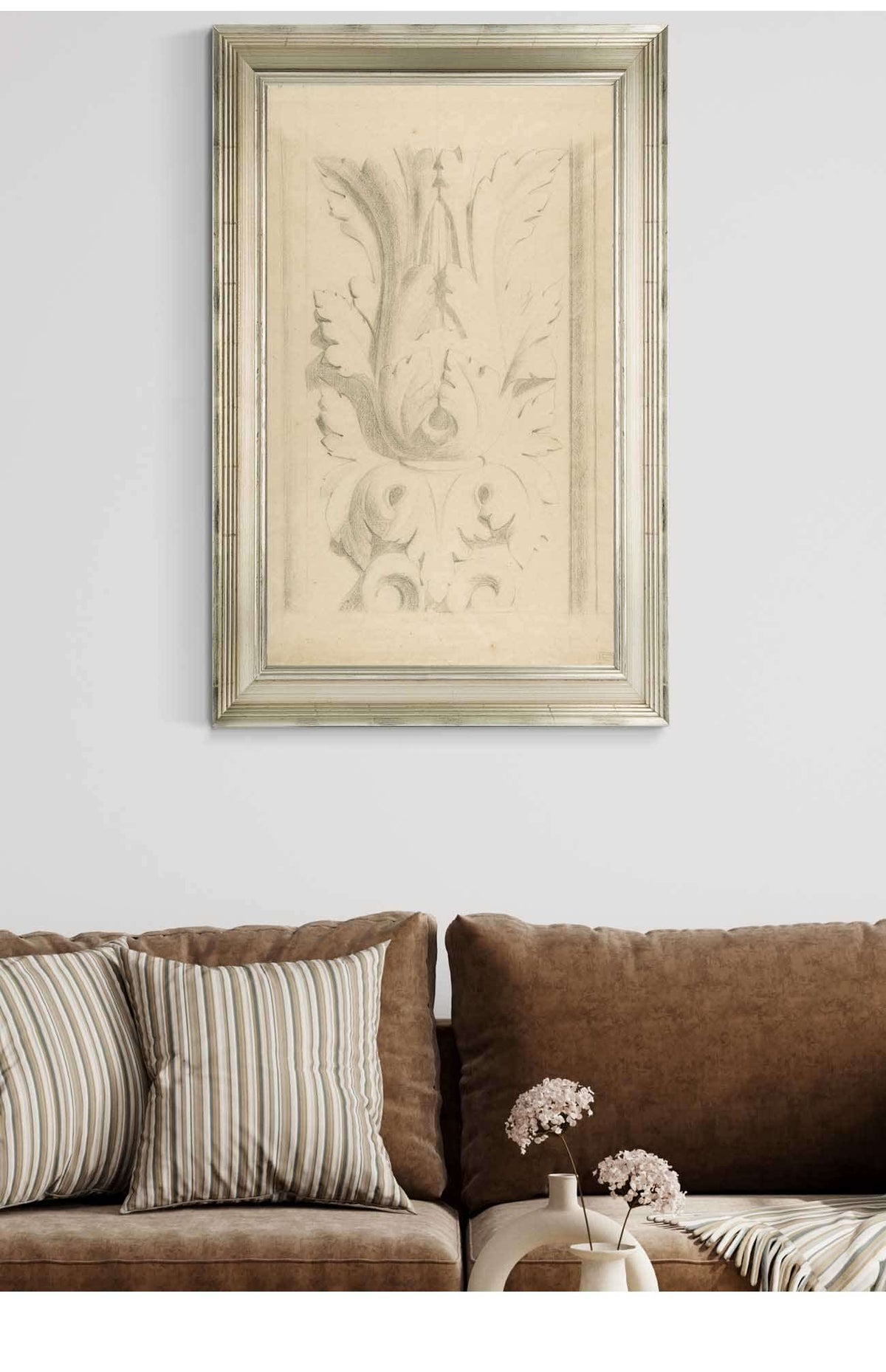 Architectural Motif Double Acanthus Fleuron by Georges Seurat Posters, Prints, & Visual Artwork