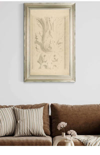 Architectural Motif Double Acanthus Fleuron by Georges Seurat Posters, Prints, & Visual Artwork