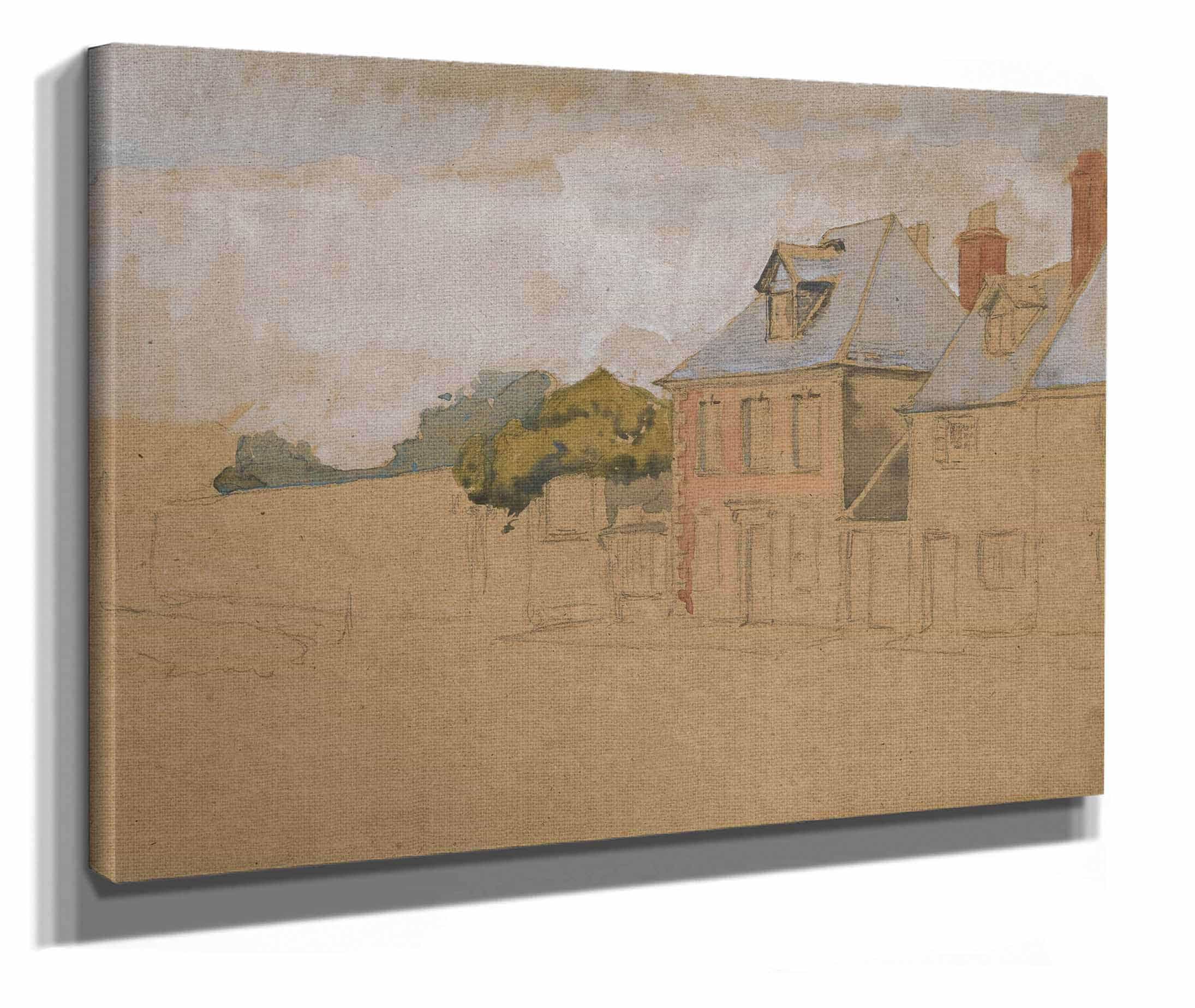 Architectural Study by Edwin Austin Abbey Posters, Prints, & Visual Artwork