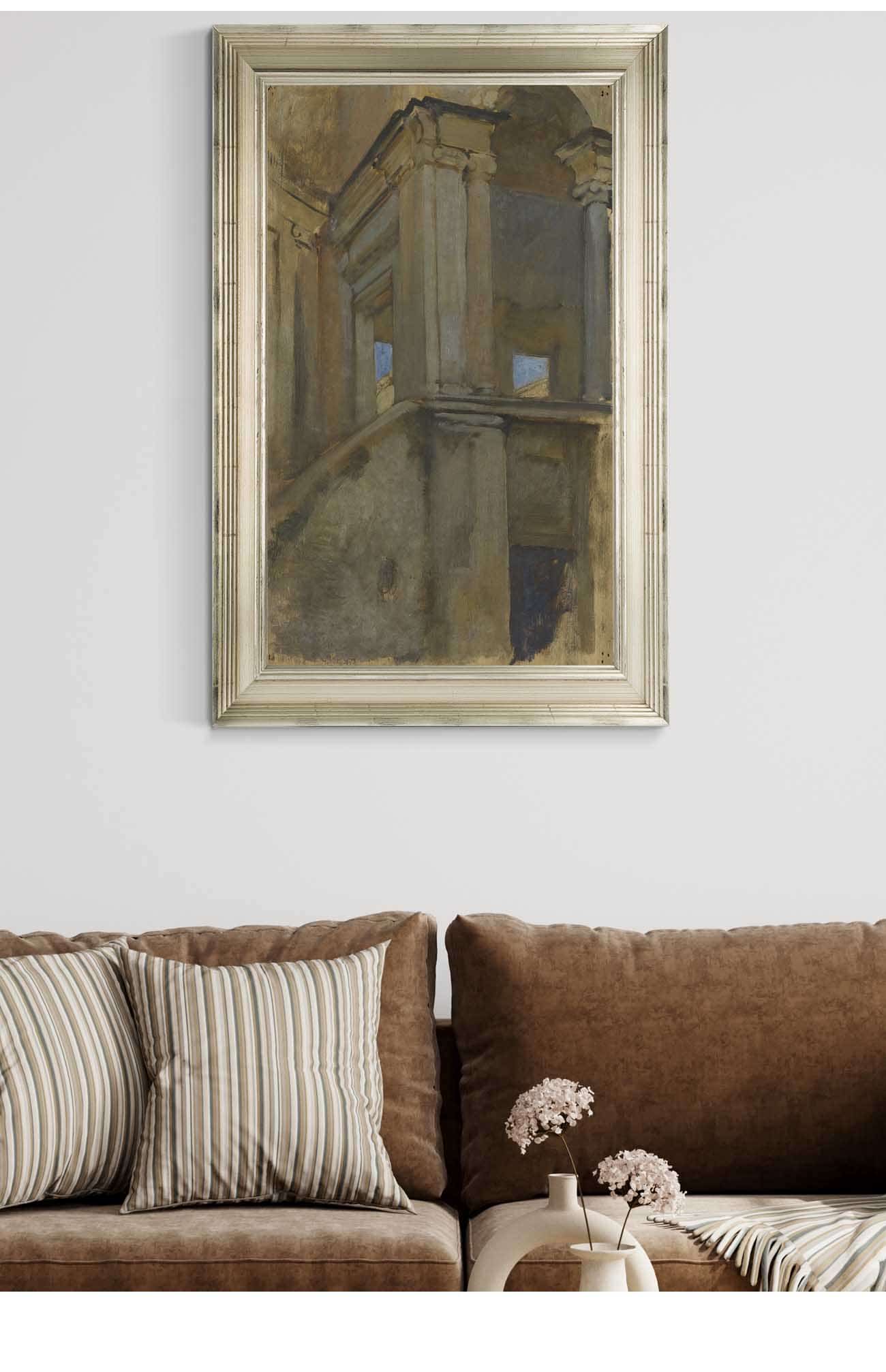 Architectural Study by Edwin Austin Abbey Posters, Prints, & Visual Artwork