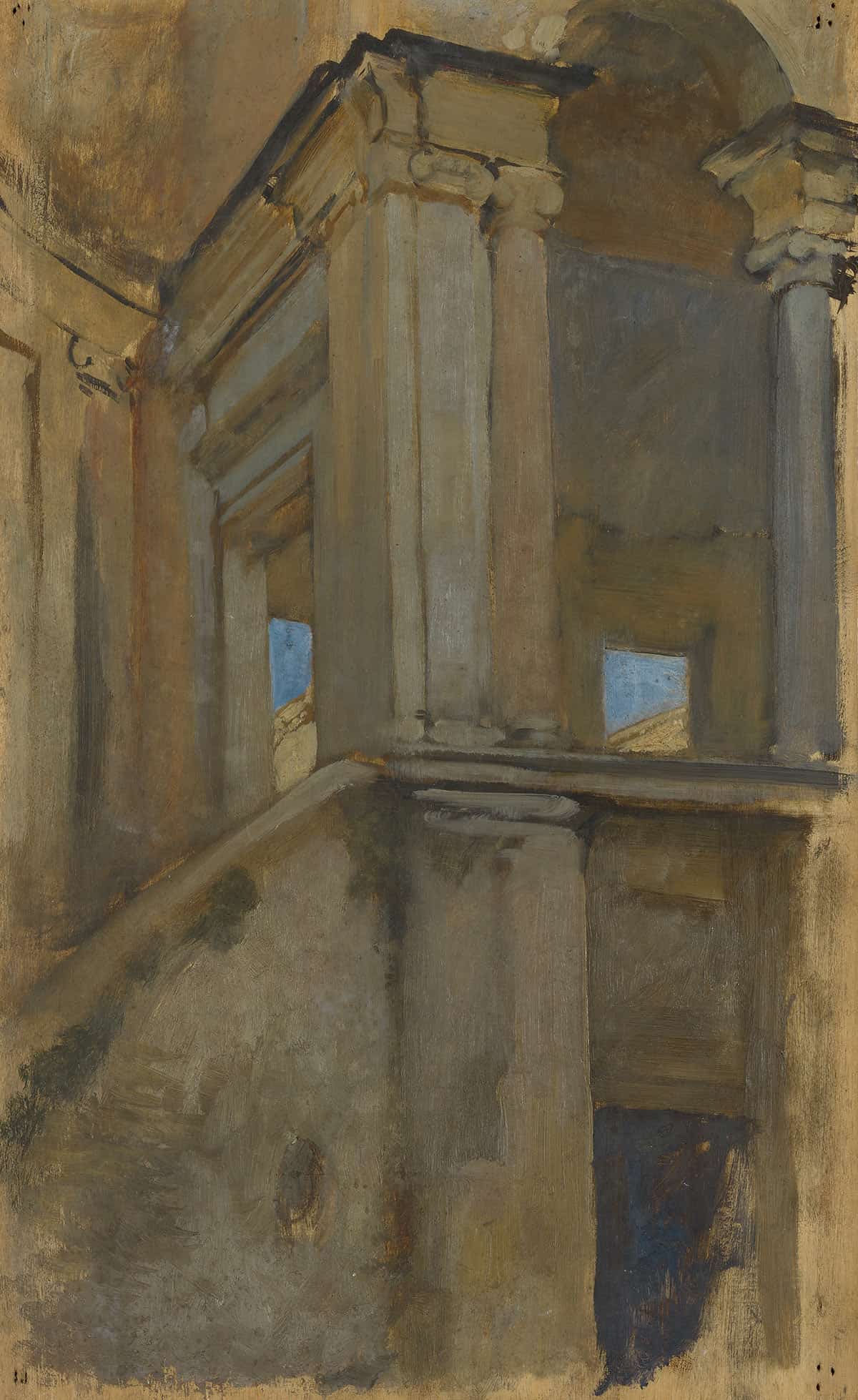 Architectural Study by Edwin Austin Abbey Posters, Prints, & Visual Artwork