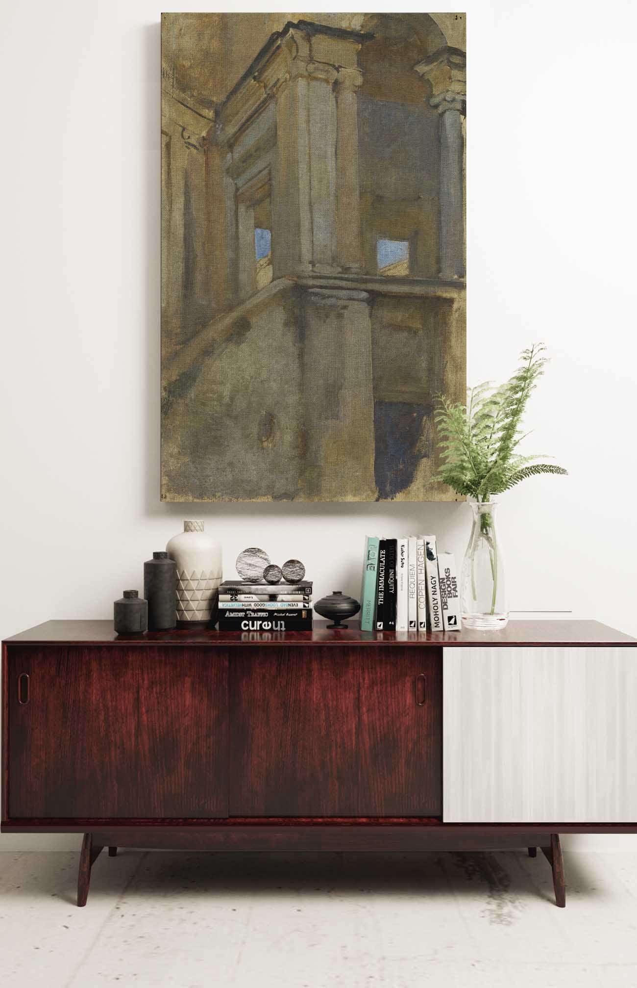 Architectural Study by Edwin Austin Abbey Posters, Prints, & Visual Artwork