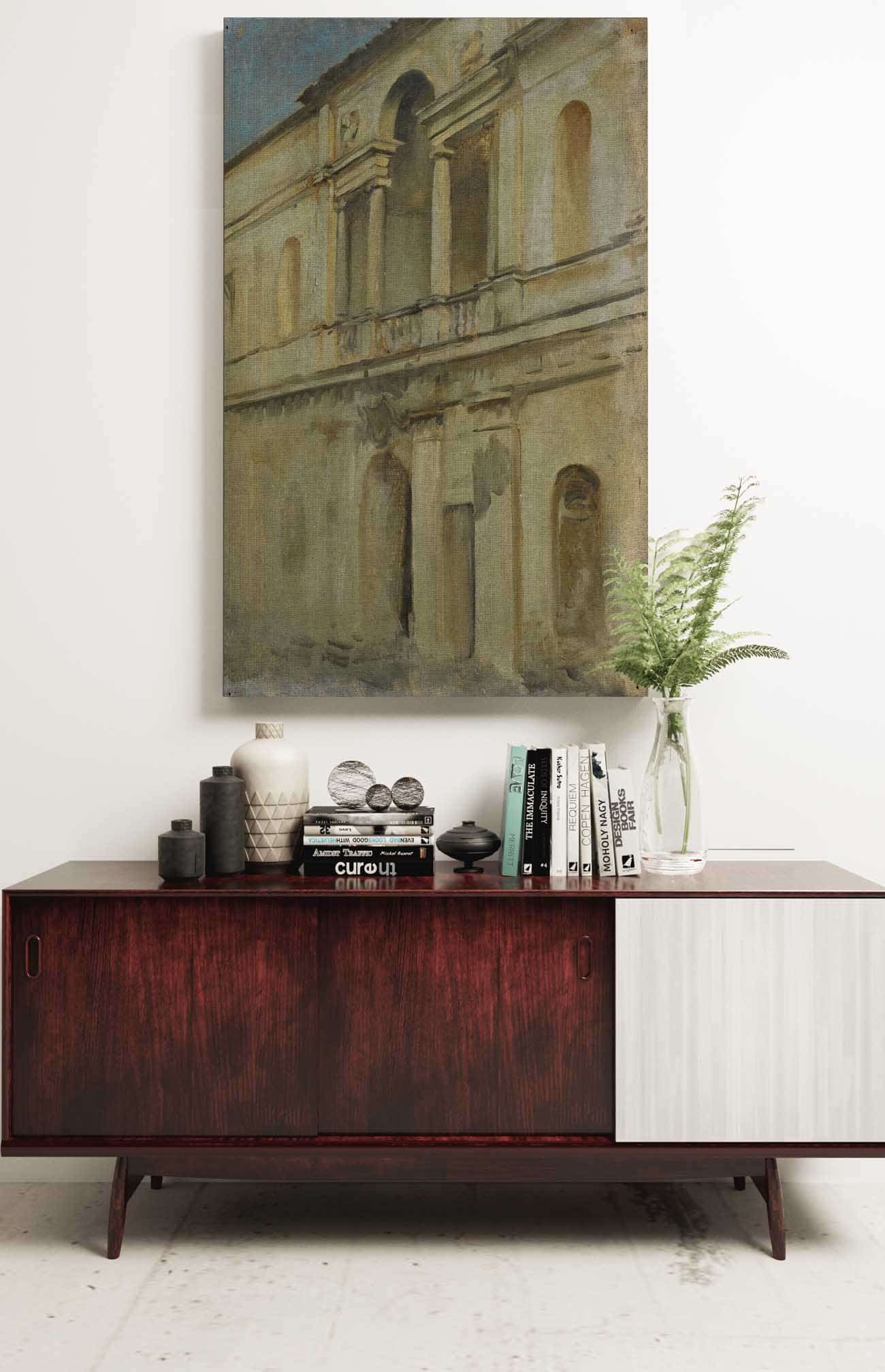 Architectural Study by Edwin Austin Abbey Posters, Prints, & Visual Artwork