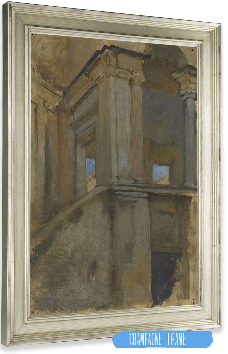 Architectural Study by Edwin Austin Abbey Posters, Prints, & Visual Artwork