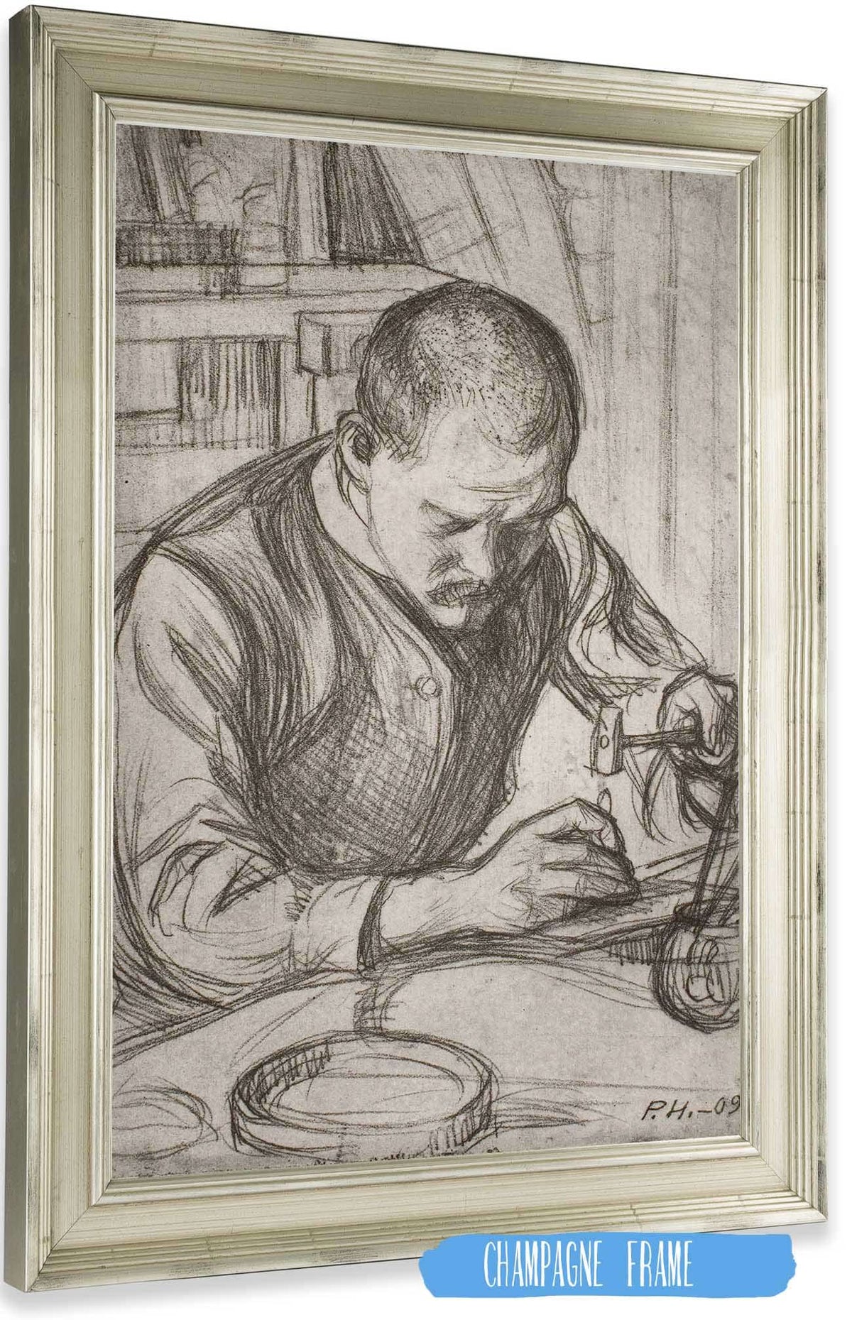 Arttu Embossing Copper by Pekka Halonen Posters, Prints, & Visual Artwork