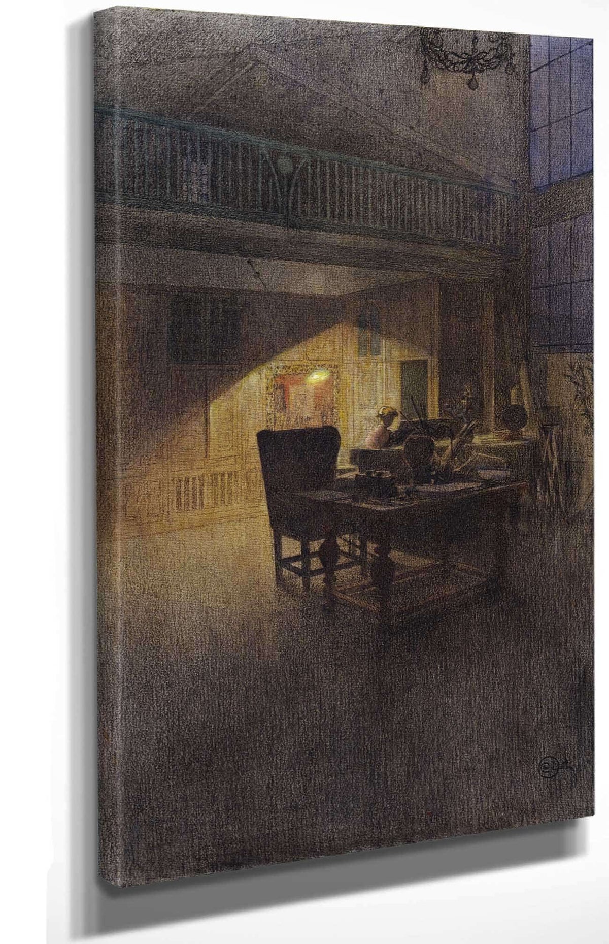 At The Piano by Carl Larsson Posters, Prints, & Visual Artwork